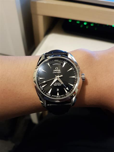 omega seamaster aqua terra day date price|seamaster aqua terra 150m price.